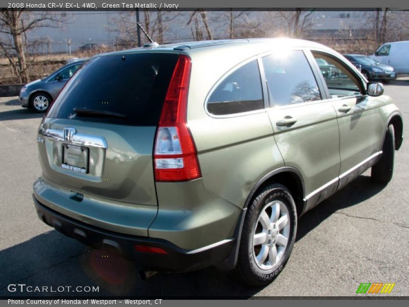 Green Tea Metallic / Ivory 2008 Honda CR-V EX-L 4WD