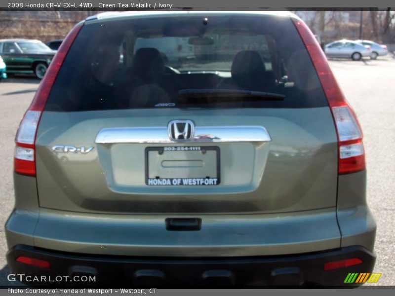 Green Tea Metallic / Ivory 2008 Honda CR-V EX-L 4WD