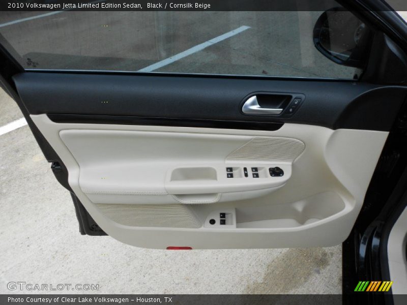 Black / Cornsilk Beige 2010 Volkswagen Jetta Limited Edition Sedan
