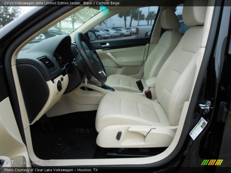 Black / Cornsilk Beige 2010 Volkswagen Jetta Limited Edition Sedan