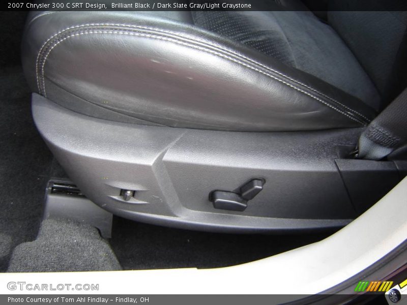 Brilliant Black / Dark Slate Gray/Light Graystone 2007 Chrysler 300 C SRT Design