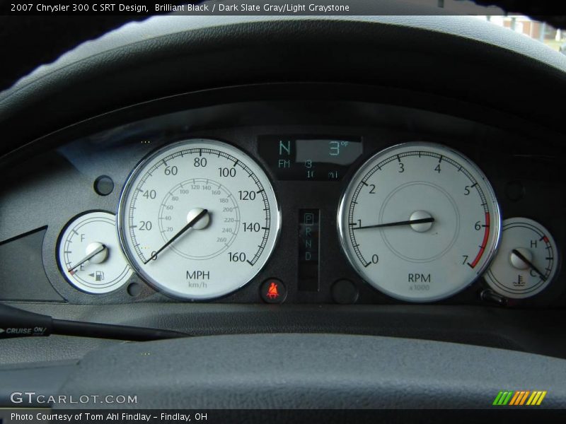 Brilliant Black / Dark Slate Gray/Light Graystone 2007 Chrysler 300 C SRT Design