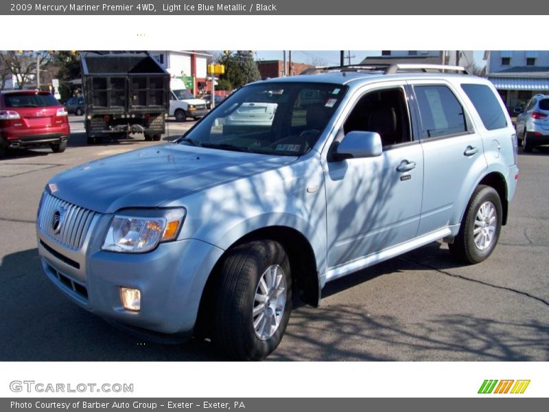 Light Ice Blue Metallic / Black 2009 Mercury Mariner Premier 4WD