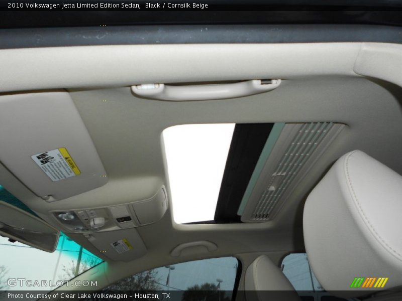 Black / Cornsilk Beige 2010 Volkswagen Jetta Limited Edition Sedan