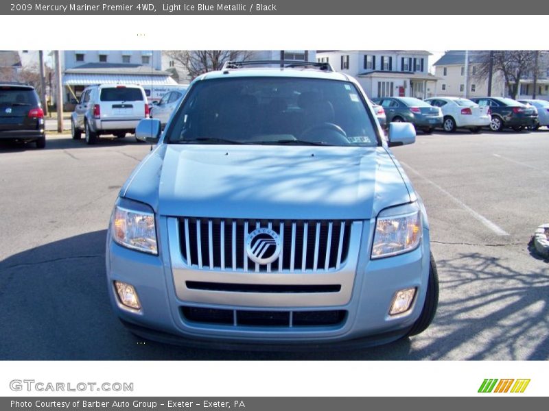 Light Ice Blue Metallic / Black 2009 Mercury Mariner Premier 4WD