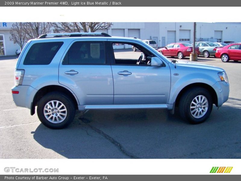 Light Ice Blue Metallic / Black 2009 Mercury Mariner Premier 4WD