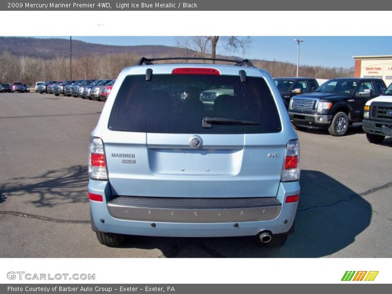 Light Ice Blue Metallic / Black 2009 Mercury Mariner Premier 4WD