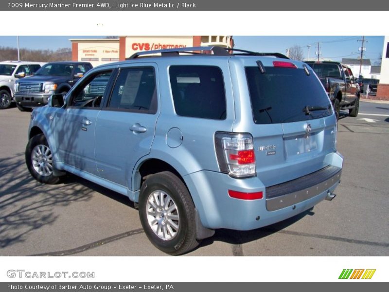 Light Ice Blue Metallic / Black 2009 Mercury Mariner Premier 4WD