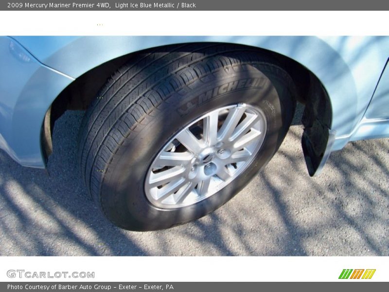 Light Ice Blue Metallic / Black 2009 Mercury Mariner Premier 4WD