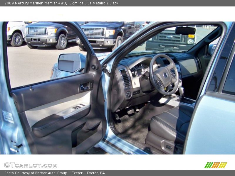 Light Ice Blue Metallic / Black 2009 Mercury Mariner Premier 4WD