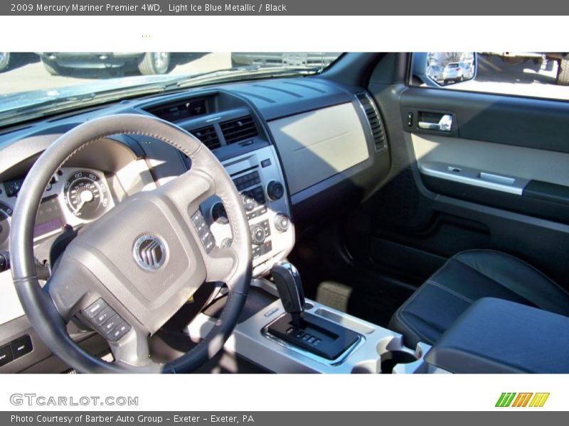 Light Ice Blue Metallic / Black 2009 Mercury Mariner Premier 4WD