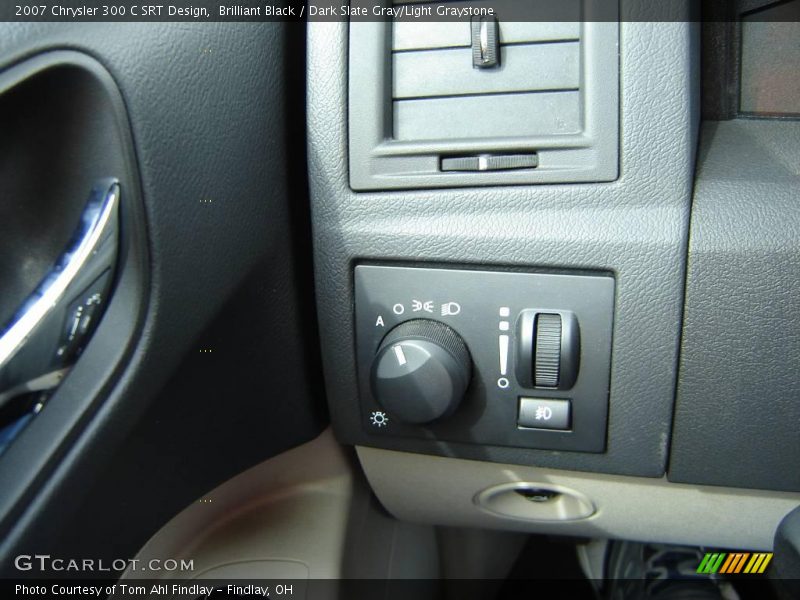 Brilliant Black / Dark Slate Gray/Light Graystone 2007 Chrysler 300 C SRT Design