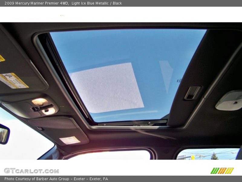 Light Ice Blue Metallic / Black 2009 Mercury Mariner Premier 4WD
