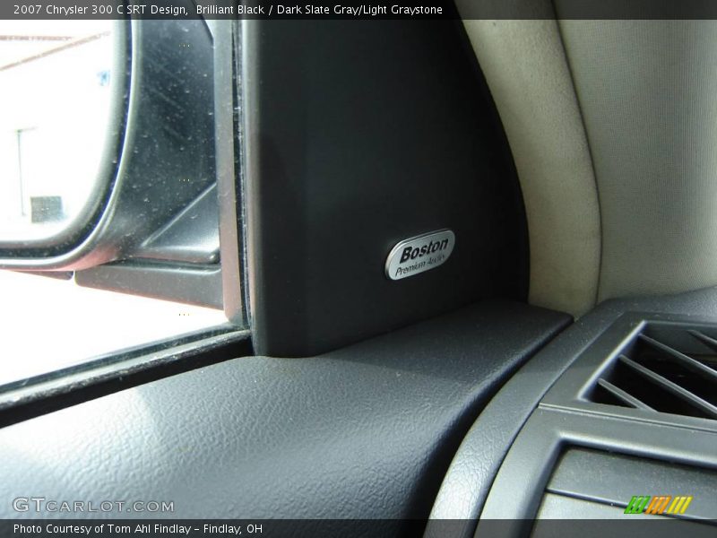 Brilliant Black / Dark Slate Gray/Light Graystone 2007 Chrysler 300 C SRT Design
