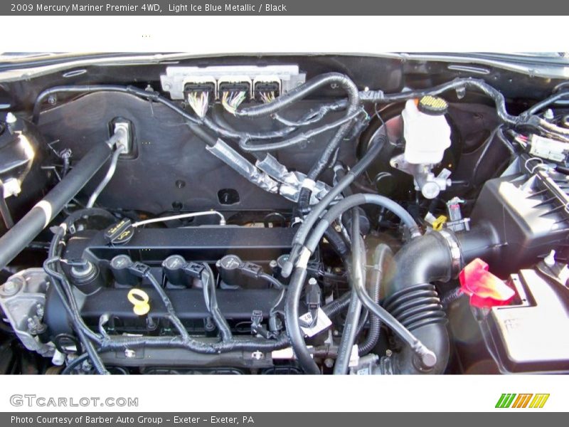 Light Ice Blue Metallic / Black 2009 Mercury Mariner Premier 4WD