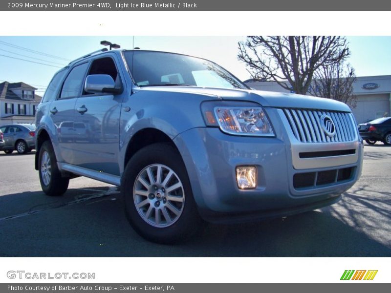 Light Ice Blue Metallic / Black 2009 Mercury Mariner Premier 4WD