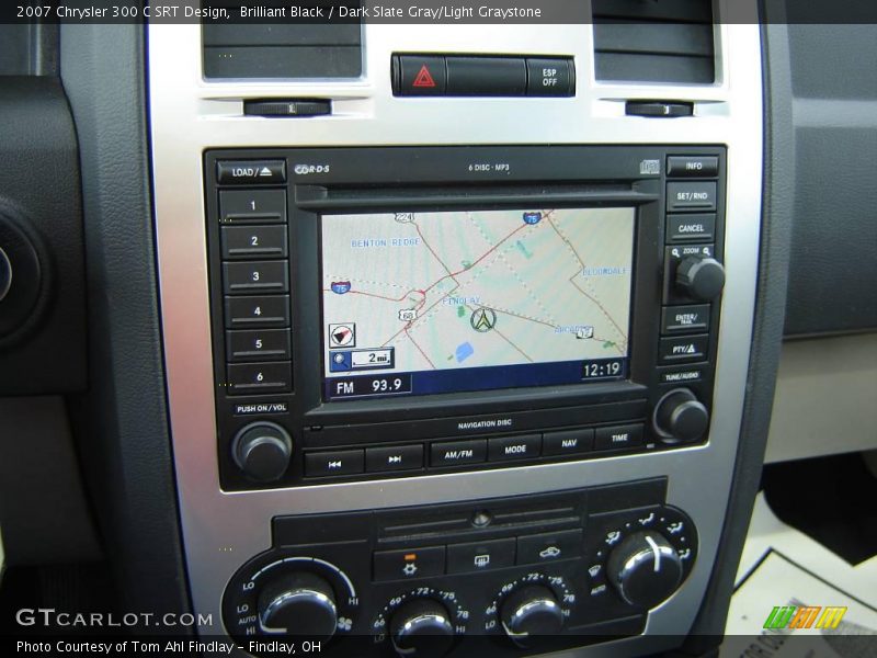 Brilliant Black / Dark Slate Gray/Light Graystone 2007 Chrysler 300 C SRT Design
