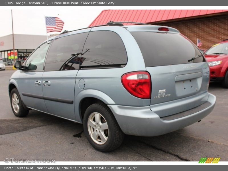 Butane Blue Pearl / Medium Slate Gray 2005 Dodge Caravan SXT