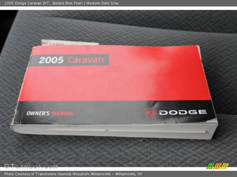 Butane Blue Pearl / Medium Slate Gray 2005 Dodge Caravan SXT