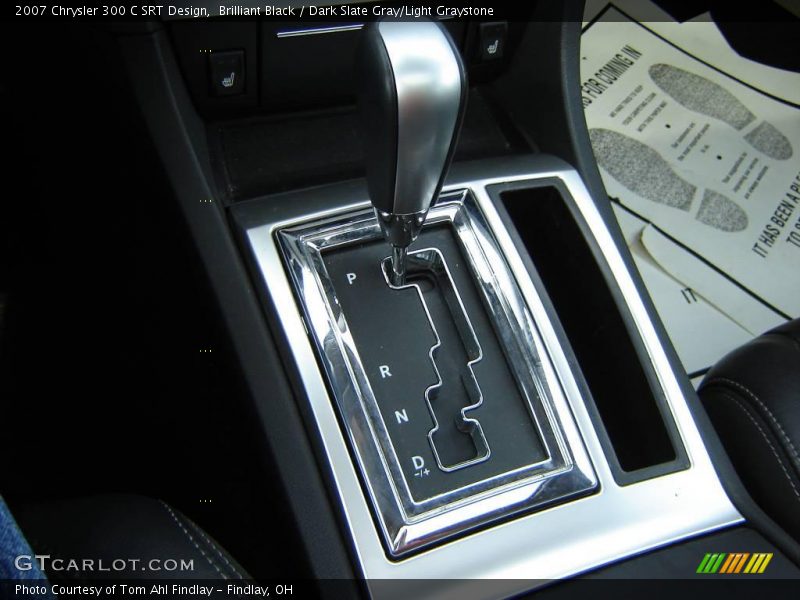 Brilliant Black / Dark Slate Gray/Light Graystone 2007 Chrysler 300 C SRT Design
