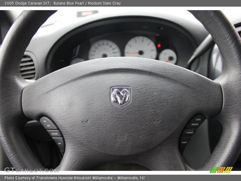 Butane Blue Pearl / Medium Slate Gray 2005 Dodge Caravan SXT