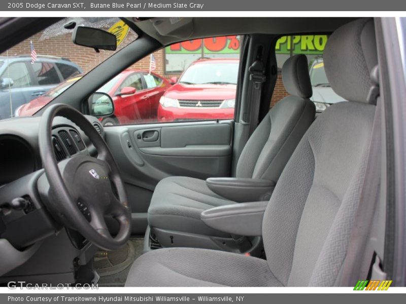 Butane Blue Pearl / Medium Slate Gray 2005 Dodge Caravan SXT
