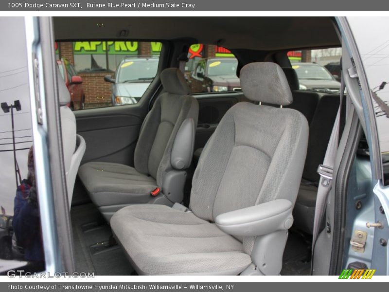 Butane Blue Pearl / Medium Slate Gray 2005 Dodge Caravan SXT