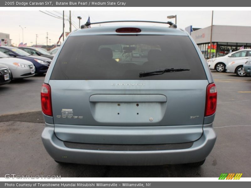 Butane Blue Pearl / Medium Slate Gray 2005 Dodge Caravan SXT