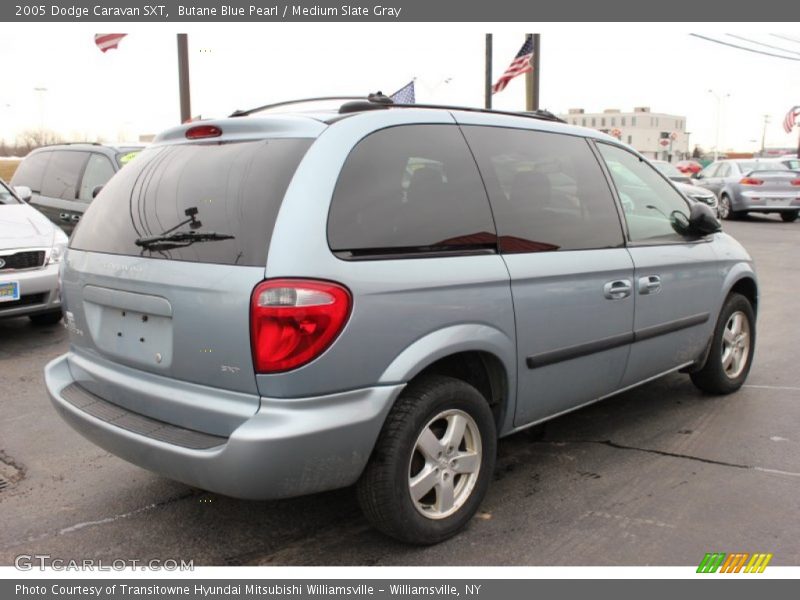 Butane Blue Pearl / Medium Slate Gray 2005 Dodge Caravan SXT