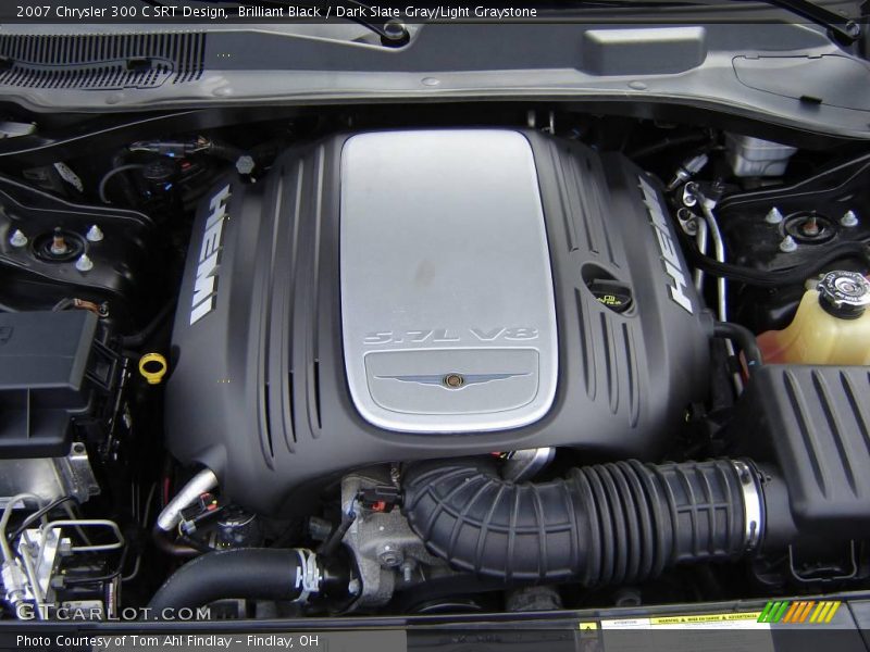 Brilliant Black / Dark Slate Gray/Light Graystone 2007 Chrysler 300 C SRT Design