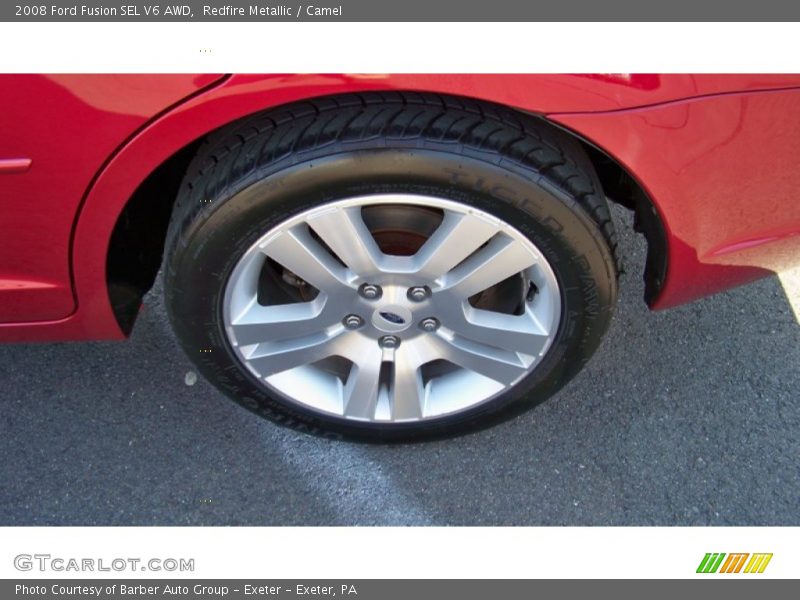 Redfire Metallic / Camel 2008 Ford Fusion SEL V6 AWD