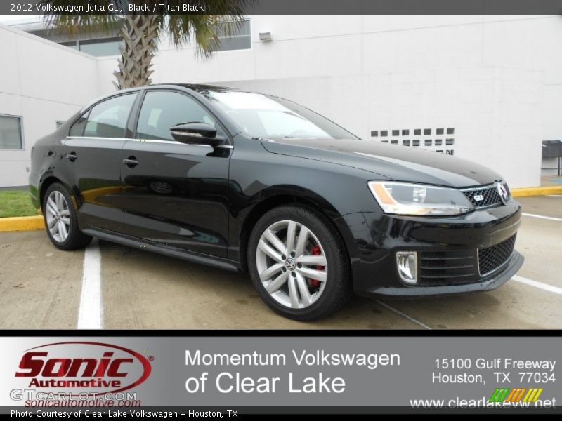 Black / Titan Black 2012 Volkswagen Jetta GLI