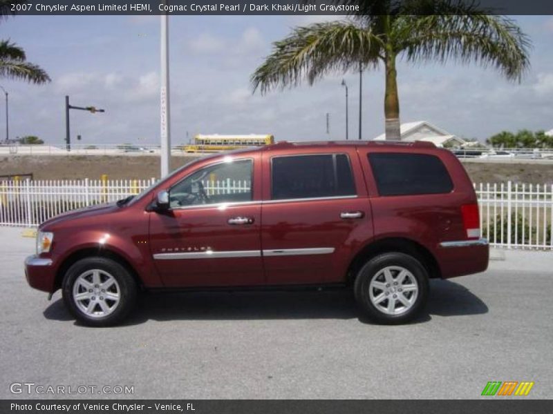 Cognac Crystal Pearl / Dark Khaki/Light Graystone 2007 Chrysler Aspen Limited HEMI