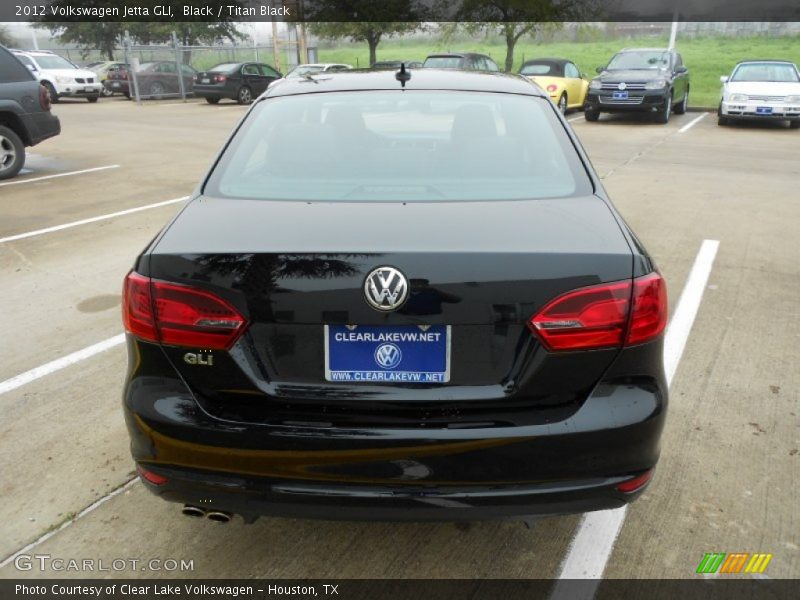 Black / Titan Black 2012 Volkswagen Jetta GLI