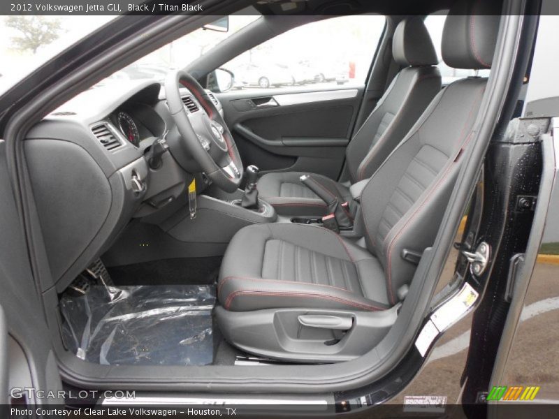  2012 Jetta GLI Titan Black Interior