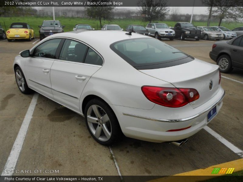 Candy White / Black/Cornsilk Beige 2012 Volkswagen CC Lux Plus