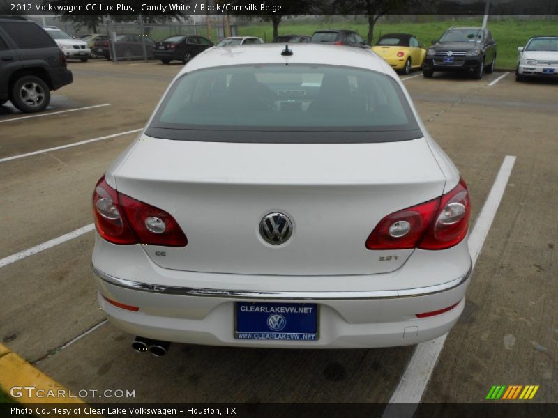Candy White / Black/Cornsilk Beige 2012 Volkswagen CC Lux Plus