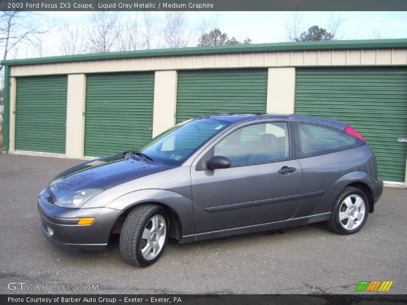 Liquid Grey Metallic / Medium Graphite 2003 Ford Focus ZX3 Coupe