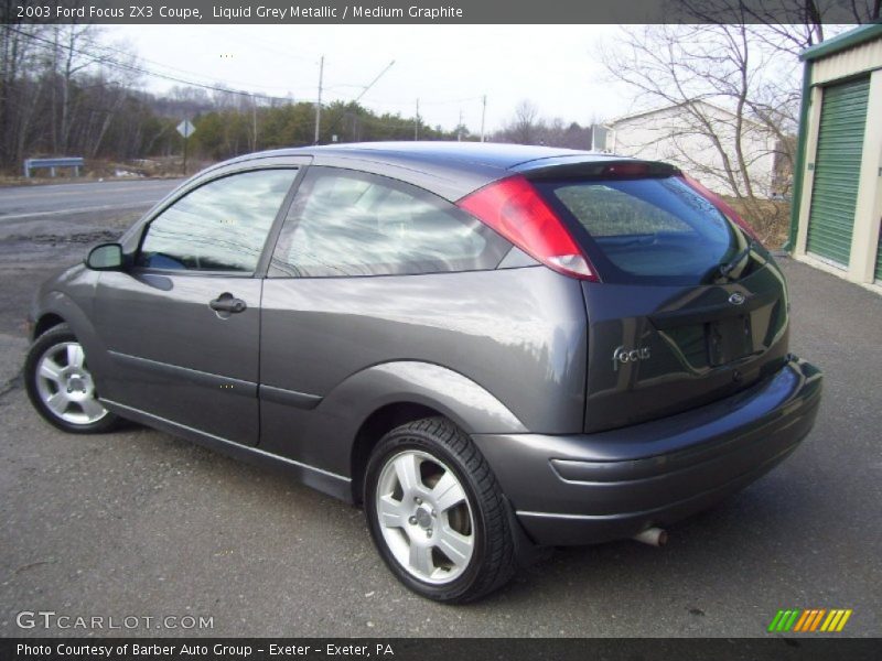 Liquid Grey Metallic / Medium Graphite 2003 Ford Focus ZX3 Coupe