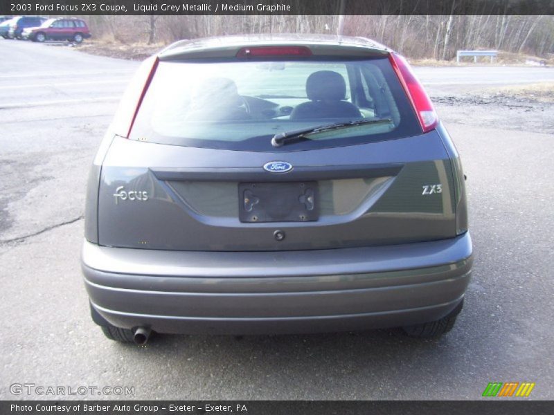 Liquid Grey Metallic / Medium Graphite 2003 Ford Focus ZX3 Coupe
