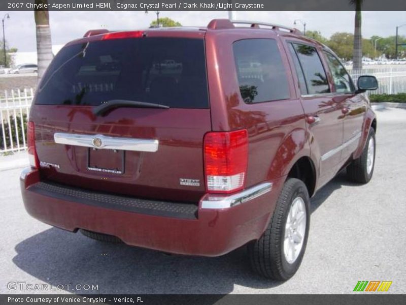 Cognac Crystal Pearl / Dark Khaki/Light Graystone 2007 Chrysler Aspen Limited HEMI