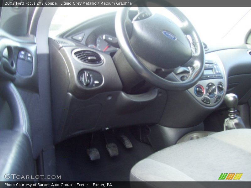 Liquid Grey Metallic / Medium Graphite 2003 Ford Focus ZX3 Coupe