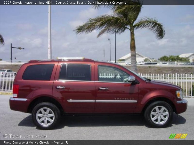 Cognac Crystal Pearl / Dark Khaki/Light Graystone 2007 Chrysler Aspen Limited HEMI