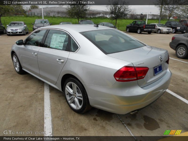Reflex Silver Metallic / Titan Black 2012 Volkswagen Passat V6 SE