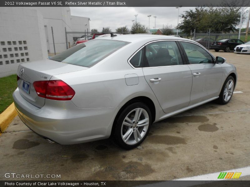 Reflex Silver Metallic / Titan Black 2012 Volkswagen Passat V6 SE