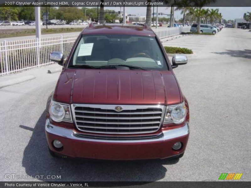 Cognac Crystal Pearl / Dark Khaki/Light Graystone 2007 Chrysler Aspen Limited HEMI