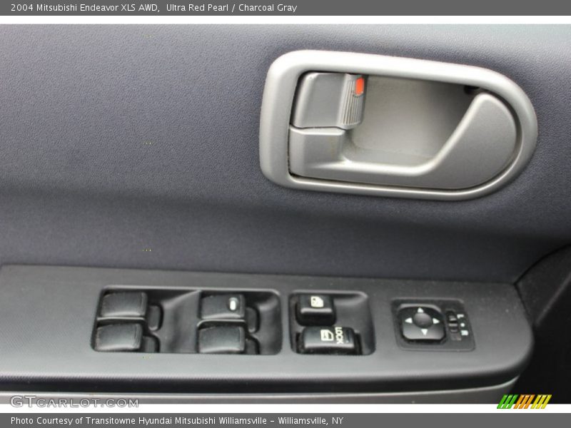Ultra Red Pearl / Charcoal Gray 2004 Mitsubishi Endeavor XLS AWD
