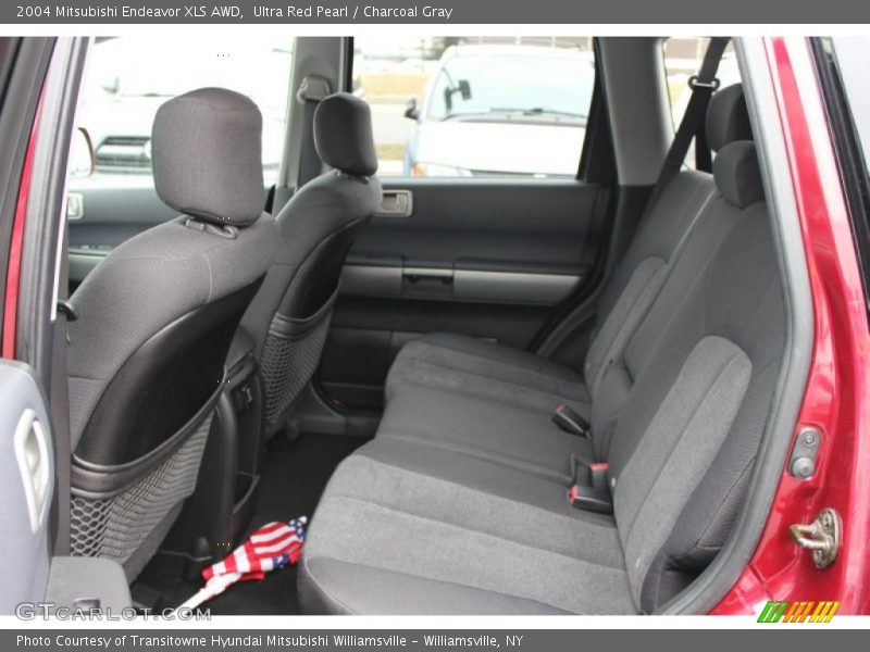 Ultra Red Pearl / Charcoal Gray 2004 Mitsubishi Endeavor XLS AWD