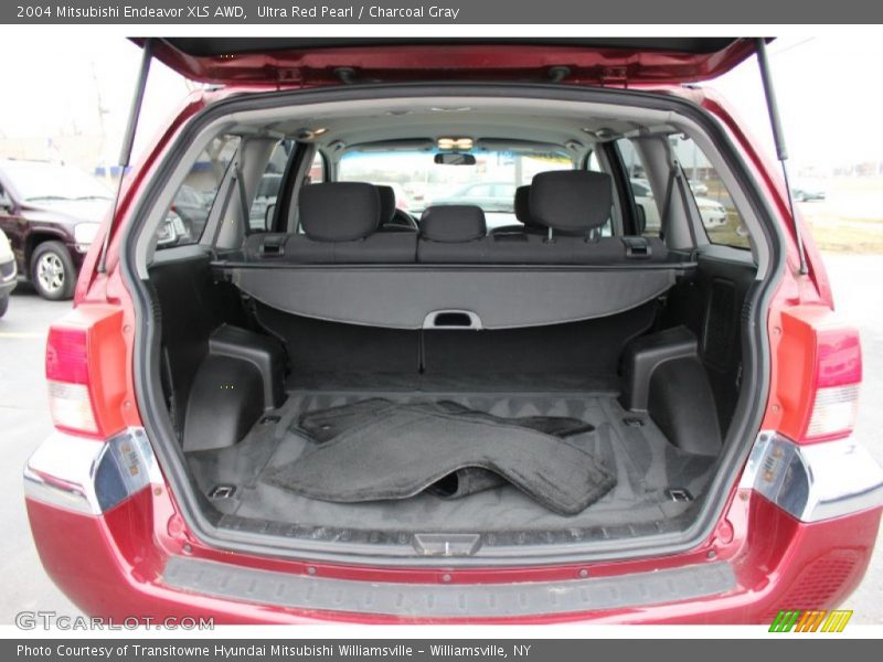 Ultra Red Pearl / Charcoal Gray 2004 Mitsubishi Endeavor XLS AWD