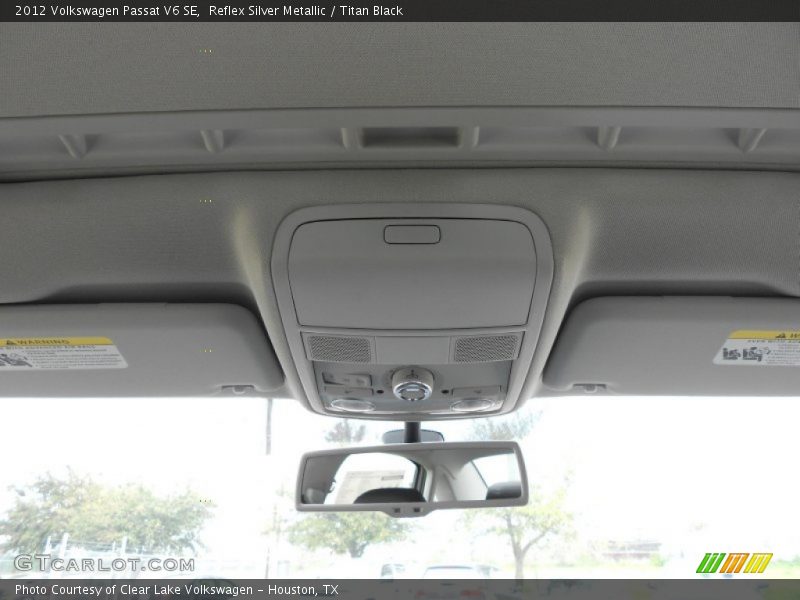 Reflex Silver Metallic / Titan Black 2012 Volkswagen Passat V6 SE
